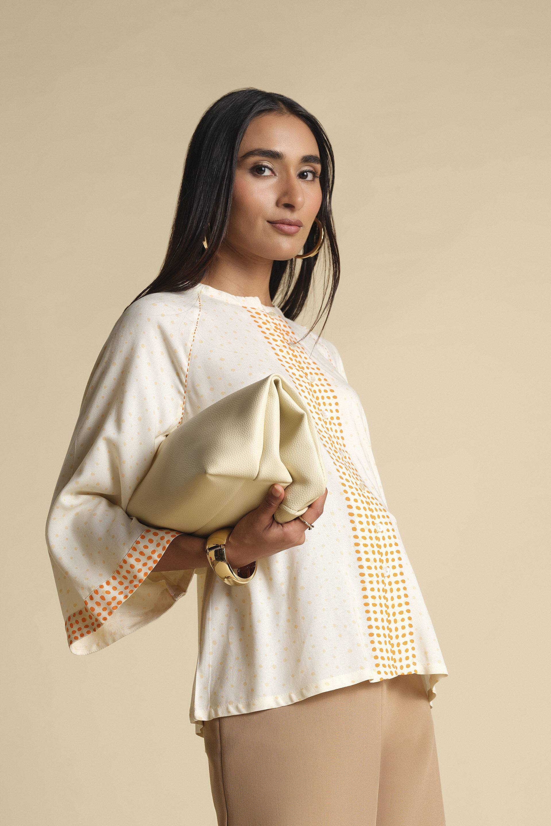 Barfeeli Top, Off White, image 3